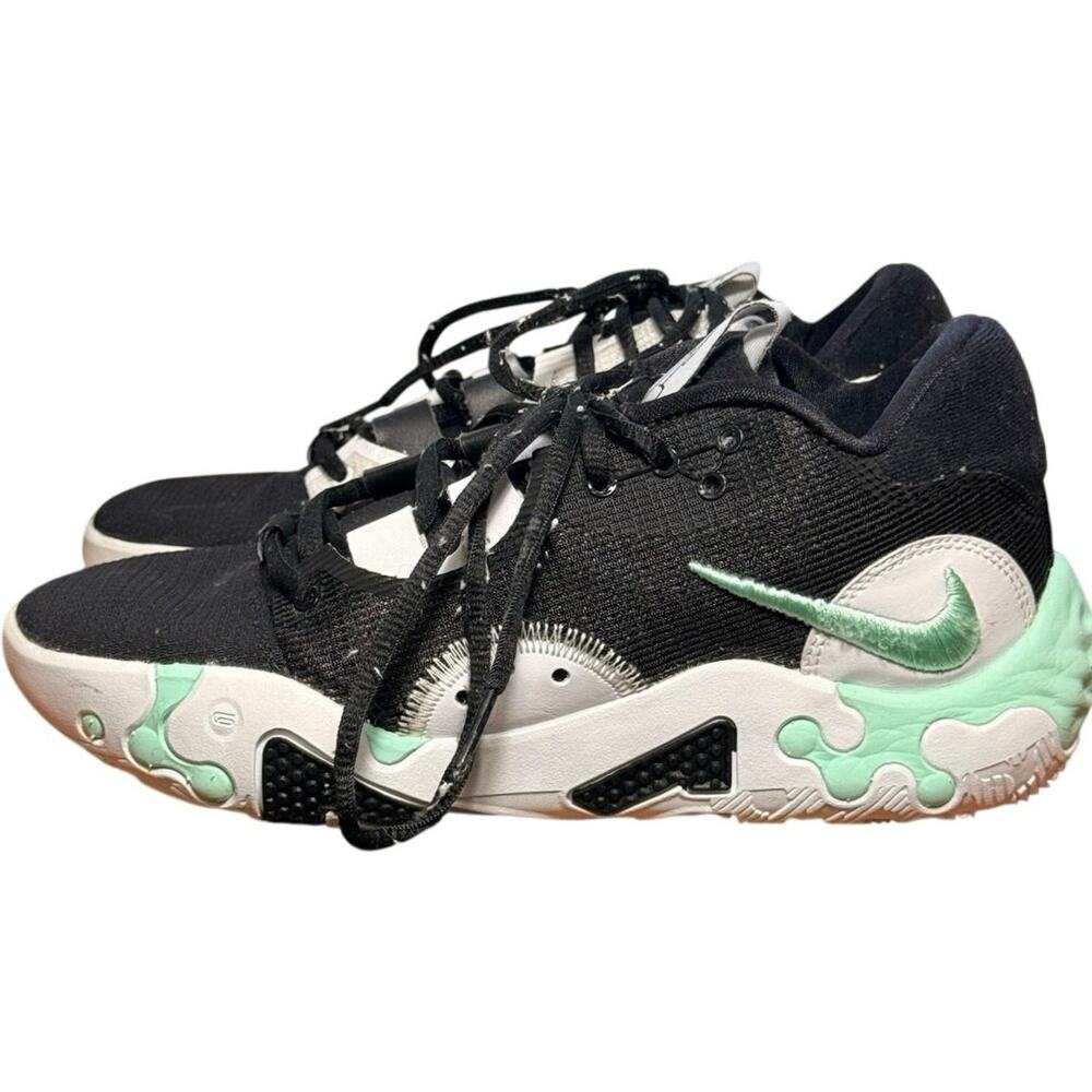 Nike PG 6 Black Mint Green White Paul George Basketball Shoes DC1974-001 Size 6